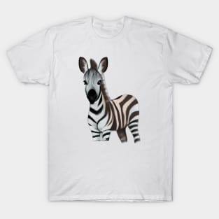 Cute Quagga Drawing T-Shirt